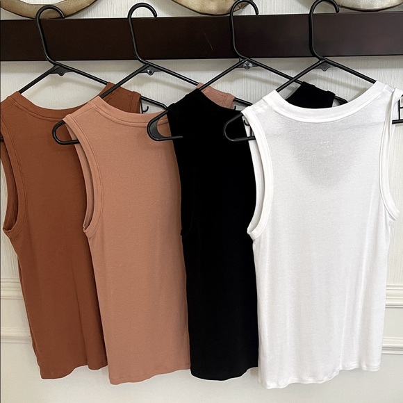 a new day Women's Tank Top Bundle - Rust, Tan, Black, White - Picture 5 of 5